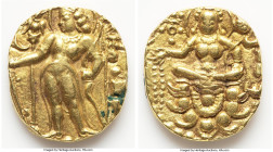 INDIA. Gupta Empire. Kumaragupta I Mahendraditya (ca. AD 407-450). AV dinar (19mm, 8.26 gm, 1h). VF. Archer Type. Guneso mahitalam jayati Kumarah (Bra...