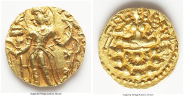 INDIA. Gupta Empire. Skandagupta (ca. AD 449-468). AV heavy dinar (21mm, 9.27 gm, 11h). XF. Archer Type. Parahitakariraja jayati divam Sri Kramadityah...