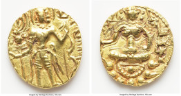 INDIA. Gupta Empire. Budhagupta (ca. AD 476-488). AV dinar (23mm, 9.32 gm, 12h). VF. Archer Type. Parahitakari raja [jayati divam] sri-Budhagupta (Bra...