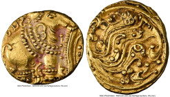 Gangas of Talakad gold Pagoda ND (1100-1327) UNC Details (Reverse Rim Filed) NGC, Fr-488. Elephant right. HID09801242017 © 2025 Heritage Auctions | Al...