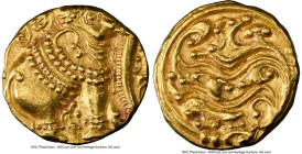 Gangas of Talakad gold Pagoda ND (1100-1327) AU58 NGC, Fr-488. 3.89gm. Elephant right. HID09801242017 © 2025 Heritage Auctions | All Rights Reserved w...