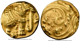 Gangas of Talakad gold Pagoda ND (1100-1327) AU Details (Reverse Scratched) NGC, Fr-488. Elephant right. HID09801242017 © 2025 Heritage Auctions | All...