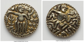 Imperial Cholas of Tanjore. Rajaraja I gold Kahavanu ND (985-1014) XF, Fr-285. 4.3gm. HID09801242017 © 2025 Heritage Auctions | All Rights Reserved ww...