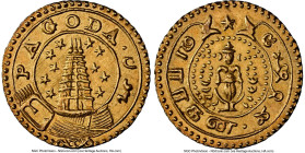 British India. Madras Presidency gold Pagoda ND (1808-1815) AU58 NGC, KM356. A lovely example of an iconic type. HID09801242017 © 2025 Heritage Auctio...