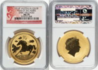Elizabeth II gold "Year of the Horse" 100 Dollars (1 oz) 2014-P MS70 NGC, Perth mint, KM2105. Early Releases. HID09801242017 © 2025 Heritage Auctions ...