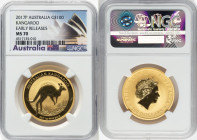 Elizabeth II gold "Kangaroo" 100 Dollars (1 oz) 2017-P MS70 NGC Perth mint. Early Releases. HID09801242017 © 2025 Heritage Auctions | All Rights Reser...