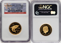 Elizabeth II 3-Piece Lot of Certified Assorted gold Proof "Great White Shark" Dollar Issues 2007-P PR69 Ultra Cameo NGC, 1) 50 Dollars, KM976 2) 15 Do...