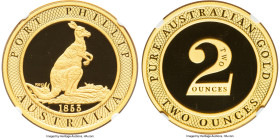 Elizabeth II gold Proof "1853 Port Phillip Kangaroo" Medal (2 oz) 2012 PR70 Ultra Cameo NGC, Perth mint. Smithsonian series. HID09801242017 © 2025 Her...