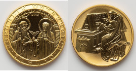 Republic gold "Order and the World" 50 Euros 2002 UNC, KM3090. HID09801242017 © 2025 Heritage Auctions | All Rights Reserved www.HA.com/TexasAuctionee...