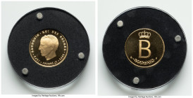 Baudouin I gold 250 Francs 1976 UNC, cf. KM157.1 (Silver Listed). Accompanied by COA. A type that is almost exclusively sold in silver. HID09801242017...