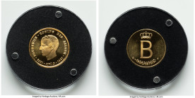 Baudouin I gold 250 Francs 1976 UNC, cf. KM157.1 (Silver Listed). Accompanied by COA. A type that is almost exclusively sold in silver. HID09801242017...