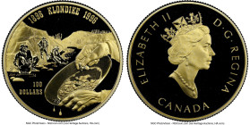 Victoria gold Proof "Klondike Gold Rush - 100th Anniversary" 100 Dollars 1996 PR69 Ultra Cameo NGC, Royal Canadian mint, KM273. HID09801242017 © 2025 ...