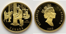 Elizabeth II gold Proof "Sugar Bush" 200 Dollars 1995 UNC, Royal Canadian mint, KM265. HID09801242017 © 2025 Heritage Auctions | All Rights Reserved w...