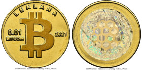 Lealana brass Unloaded (Redeemed) .01 Bitcoin (BTC) 2021 MS67 NGC, Ahonen-Unl. Serial #272. Firstbits 14LaPszQ. 30mm. HID09801242017 © 2025 Heritage A...