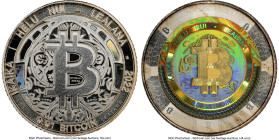 Lealana silver Proof Loaded (Unredeemed) "Bitcoin Cent" 0.01 Bitcoin (BTC) 2022 PR69 Ultra Cameo NGC, Ahonen-Unl. Serial #106. Type UF. Firstbits 1CNq...