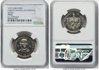 Republic nickel Proof "Carlos Manuel de Céspedes" Peso 1977 PR65 NGC, Havana mint, KM186. Ex. J.E. Collection HID09801242017 © 2025 Heritage Auctions ...