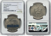 Republic Colorized "Globalization Conference" Peso 2001 MS66 NGC, Havana mint, KM848. Mintage: 200. Ex. J.E. Collection HID09801242017 © 2025 Heritage...
