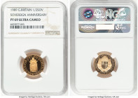 Elizabeth II gold Proof "500th Sovereign Anniversary" 1/2 Sovereign 1989 PR69 Ultra Cameo NGC, KM955, S-SB3. HID09801242017 © 2025 Heritage Auctions |...