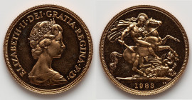 Elizabeth II gold Sovereign 1983 UNC, KM943. HID09801242017 © 2025 Heritage Auctions | All Rights Reserved www.HA.com/TexasAuctioneerLicenseNotice