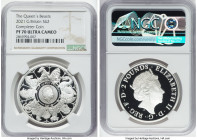 Elizabeth II silver Proof "Queen's Beasts - Completer Coin" 2 Pounds (1 oz) 2021 PR70 Ultra Cameo NGC, S-QBCSB11. The Queen's Beasts series. HID098012...