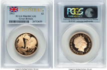 Elizabeth II 4-Piece Lot of Certified gold "Queen's Jubilee" Sovereign Proof Set 2012 PR69 Deep Cameo NGC, S-PGS63. 2 Pounds thru 1/4 Sovereign issues...