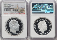 Elizabeth II silver Proof "King Edward VII" 5 Pounds (2 oz) 2022 PR70 Ultra Cameo NGC, KM2214, S-BMSB4. British Monarch series. First Releases. HID098...