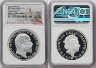 Elizabeth II silver Proof "King Edward VII" 5 Pounds (2 oz) 2022 PR69 Ultra Cameo NGC, S-BMSB4. British Monarch series. First Releases. HID09801242017...