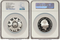 Elizabeth II silver Proof "Queen's Beasts - Completer Coin" 10 Pounds (5 oz) 2021 PR70 Ultra Cameo NGC, KM-Unl., S-QBCSD11. First Releases. HID0980124...