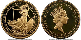 Elizabeth II gold Proof "Britannia" 100 Pounds (1 oz) 1987 PR67 Ultra Cameo NGC, KM953. HID09801242017 © 2025 Heritage Auctions | All Rights Reserved ...