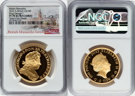 Elizabeth II gold Proof "King George I" 100 Pounds (1 oz) 2022 PR70 Ultra Cameo NGC, S-BMGA3. Mintage: 610. British Monarchs series. Tenth Coin Struck...