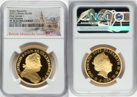 Elizabeth II gold Proof "King George I" 100 Pounds (1 oz) 2022 PR70 Ultra Cameo NGC, S-BMGA3. Mintage: 610. British Monarchs series. First Releases. A...