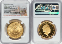 Elizabeth II gold Proof "King Henry VII" 100 Pounds (1 oz) 2022 PR70 Ultra Cameo NGC, S-BMGA1. Mintage: 610. British Monarchs series. Seventh coin str...