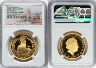 Elizabeth II gold Proof "King James I" 100 Pounds (1 oz) 2022 PR70 Ultra Cameo NGC, S-BMGA2. Mintage: 610. British Monarchs series. Ninth coin struck....
