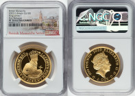 Elizabeth II gold Proof "King James I" 100 Pounds (1 oz) 2022 PR70 Ultra Cameo NGC, S-BMGA2. Mintage: 610. British Monarchs series. First Releases. Ac...