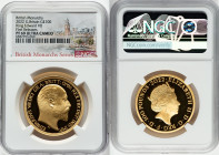 Elizabeth II gold Proof "King Edward VII" 100 Pounds (1 oz) 2022 PR69 Ultra Cameo NGC, S-BMGA4. Mintage: 610. British Monarchs series. First Releases....