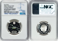 Charles III silver Colorized Proof "X-Wing Starfighter" 50 Pence 2024 PR69 Ultra Cameo NGC, Mintage: 7,510. Star Wars series. First Releases. HID09801...