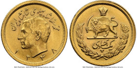 Muhammad Reza Pahlavi Shah gold Pahlavi SH 1348 (1969) MS63 NGC, KM1162. HID09801242017 © 2025 Heritage Auctions | All Rights Reserved www.HA.com/Texa...