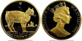 British Dependency. Elizabeth II gold "Manx" 1/2 Crown 1988-PM MS69 NGC, Pobjoy Mint mint, KM238. Cat Series. HID09801242017 © 2025 Heritage Auctions ...