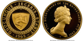 British Dependency. Elizabeth II gold Proof "200th Anniversary of Acquisition" Sovereign 1965 PR68 Ultra Cameo NGC, KM16a. HID09801242017 © 2025 Herit...