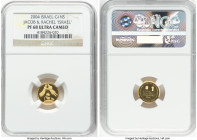 Republic gold Proof "Jacob and Rachel" New Sheqel JE 5764 (2004)-(u) PR68 Ultra Cameo NGC, Utrecht mint, KM405.1. "Israel" in English on reverse. HID0...