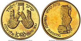 "Blessing" gold Medal ND (1988) MS67 NGC, Kretschmer mint. By Gideon Ketch. 18mm. 4.4gm. 0.750 purity. Official State Medal. HID09801242017 © 2025 Her...
