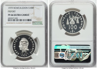 French Colony silver Proof Piefort 100 Francs 1979 PR66 Ultra Cameo NGC, Paris mint, KM-P10a, Lec-132. Mintage of only 350 pieces. HID09801242017 © 20...