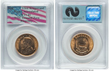 Republic gold "WTC Ground Zero Recovery" 1/2 Krugerrand (1/2 oz) 2000 Gem Uncirculated PCGS, Pretoria mint, KM107. PCGS Holder featuring WTC ground ze...