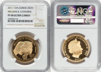 Elizabeth II gold Proof "William & Catherine - Royal Wedding" Double Sovereign 2011 PR68 Ultra Cameo NGC, KM-Unl. HID09801242017 © 2025 Heritage Aucti...