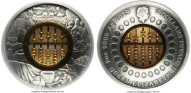 Elizabeth II silver Antique Finish "Abacus" 2 Dollars 2019-P MS69 PCGS, Perth mint, KM-Unl. Mintage: 2,500. First strike. With Abacus insert. HID09801...