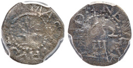 1652 Massachusetts Oak Tree Threepence All 3 S's Correct Noe-25 Rarity-6. PCGS VG10