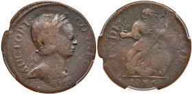 Connecticut 1785 Copper. Bust right, Roman Head, M 2-A.4