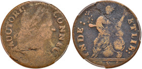Connecticut 1785 Copper. Bust Right, Miller 4.3-D. PCGS G4