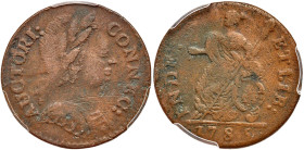 Connecticut 1785 Copper. Bust Right. Miller 3.3-F.3