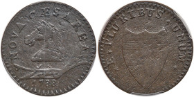 1788 New Jersey. Horse's head facing left. PCGS VF20
